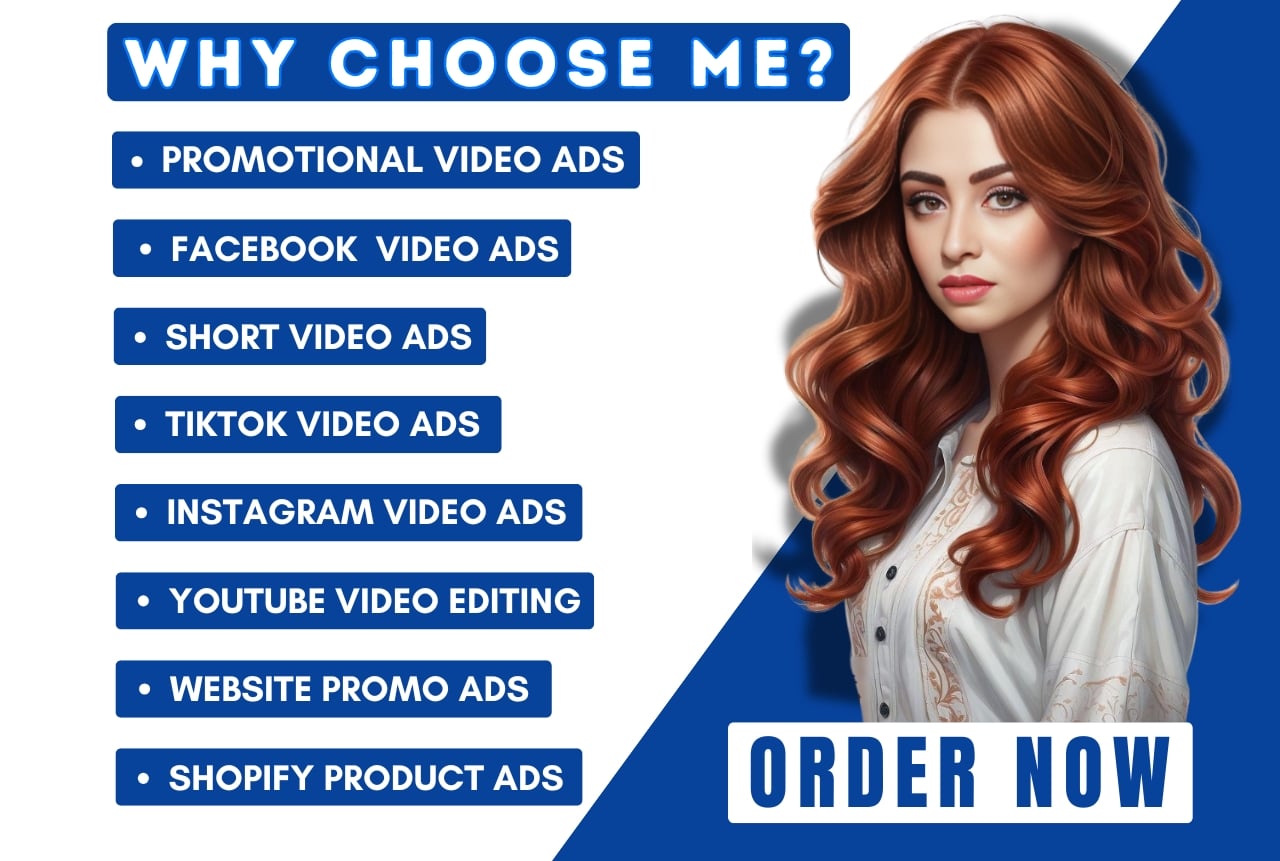 I will create promotional video ads or short video ads for marketing commercial