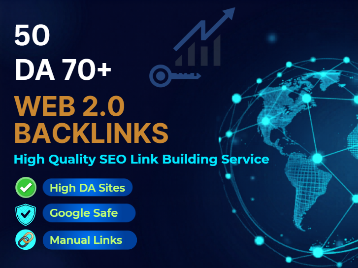 I will provide 50 high quality web2.0 backlinks