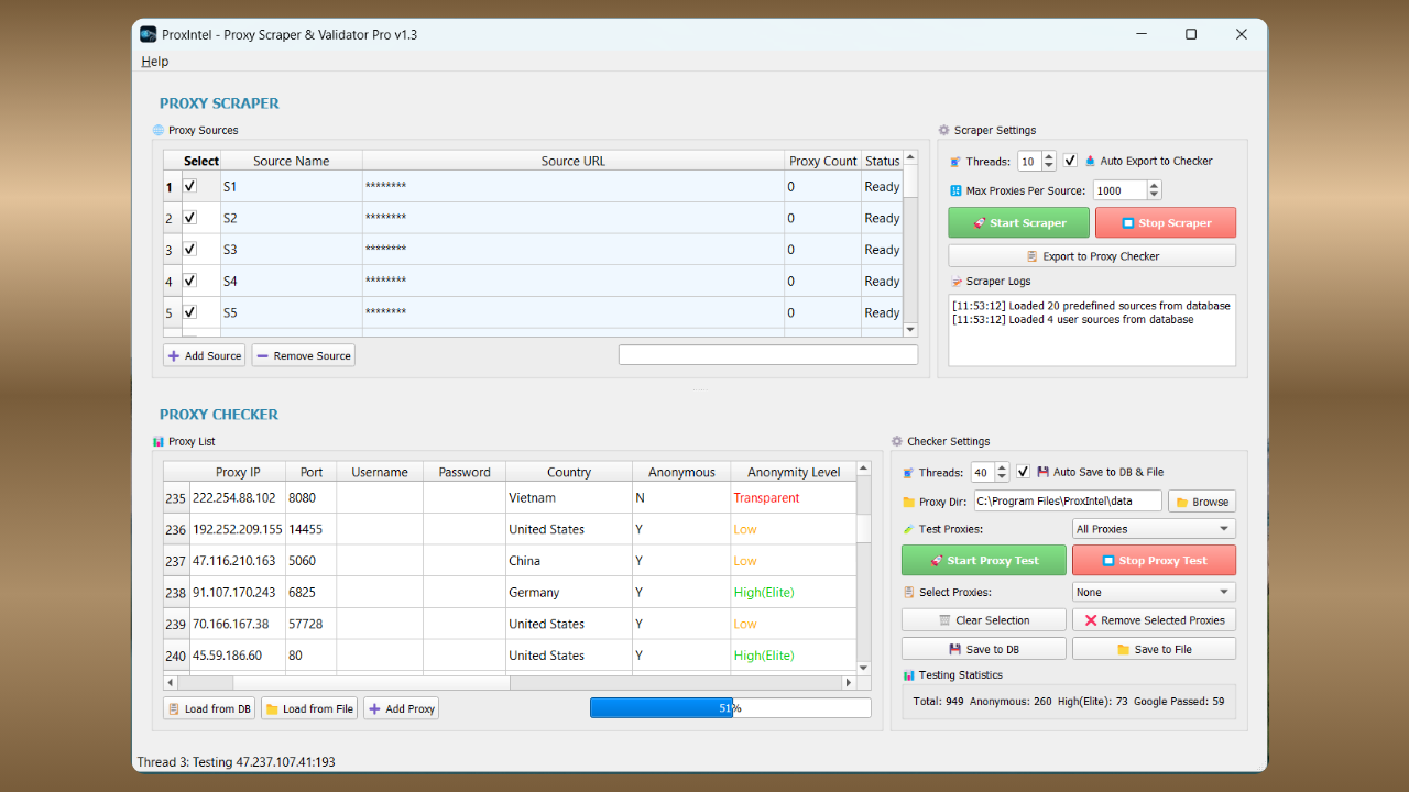 Scrape UNLIMITED Proxies with ProxIntel Proxy Scraper & Validator