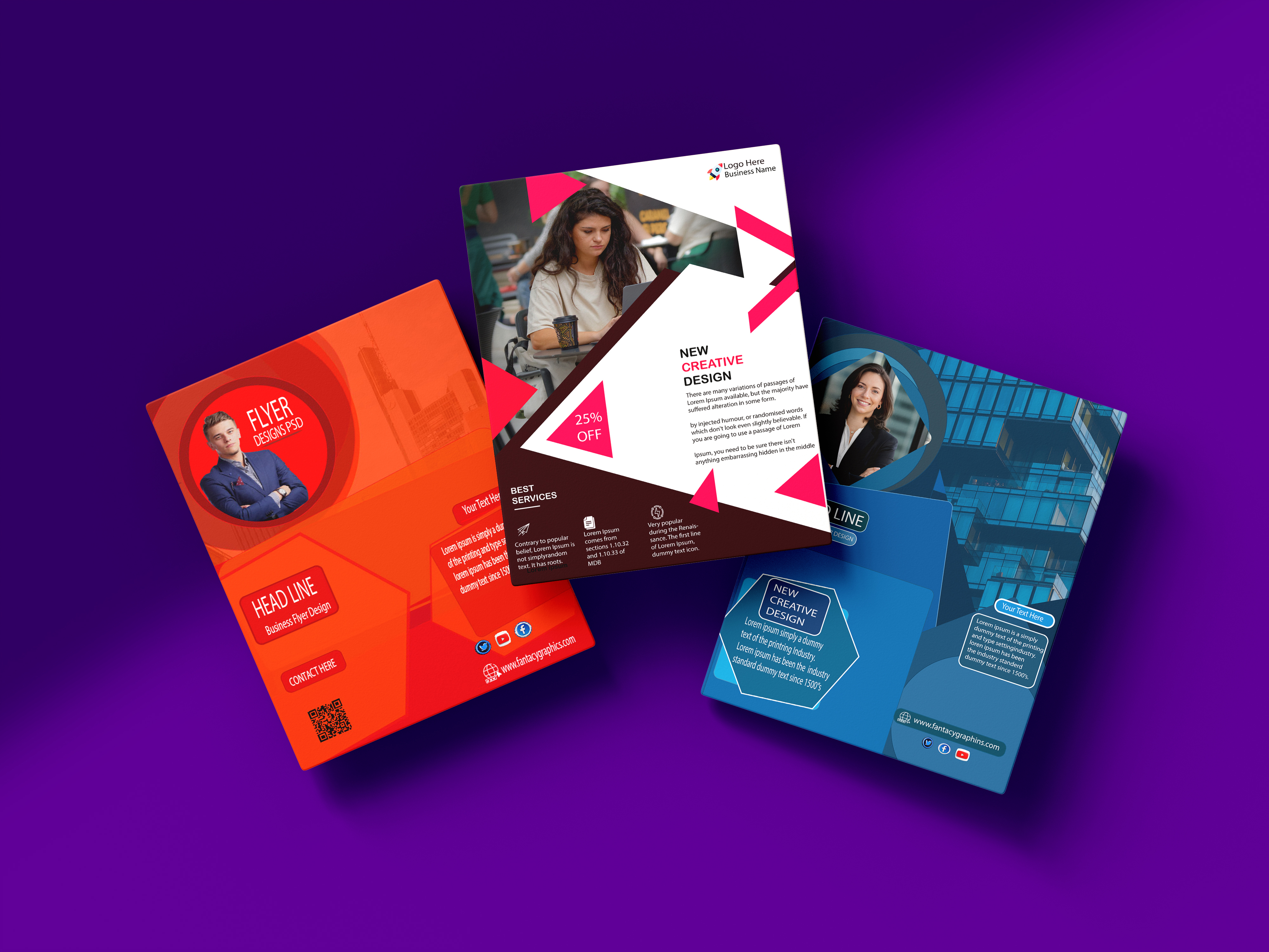 I will do beautiful flyers for you