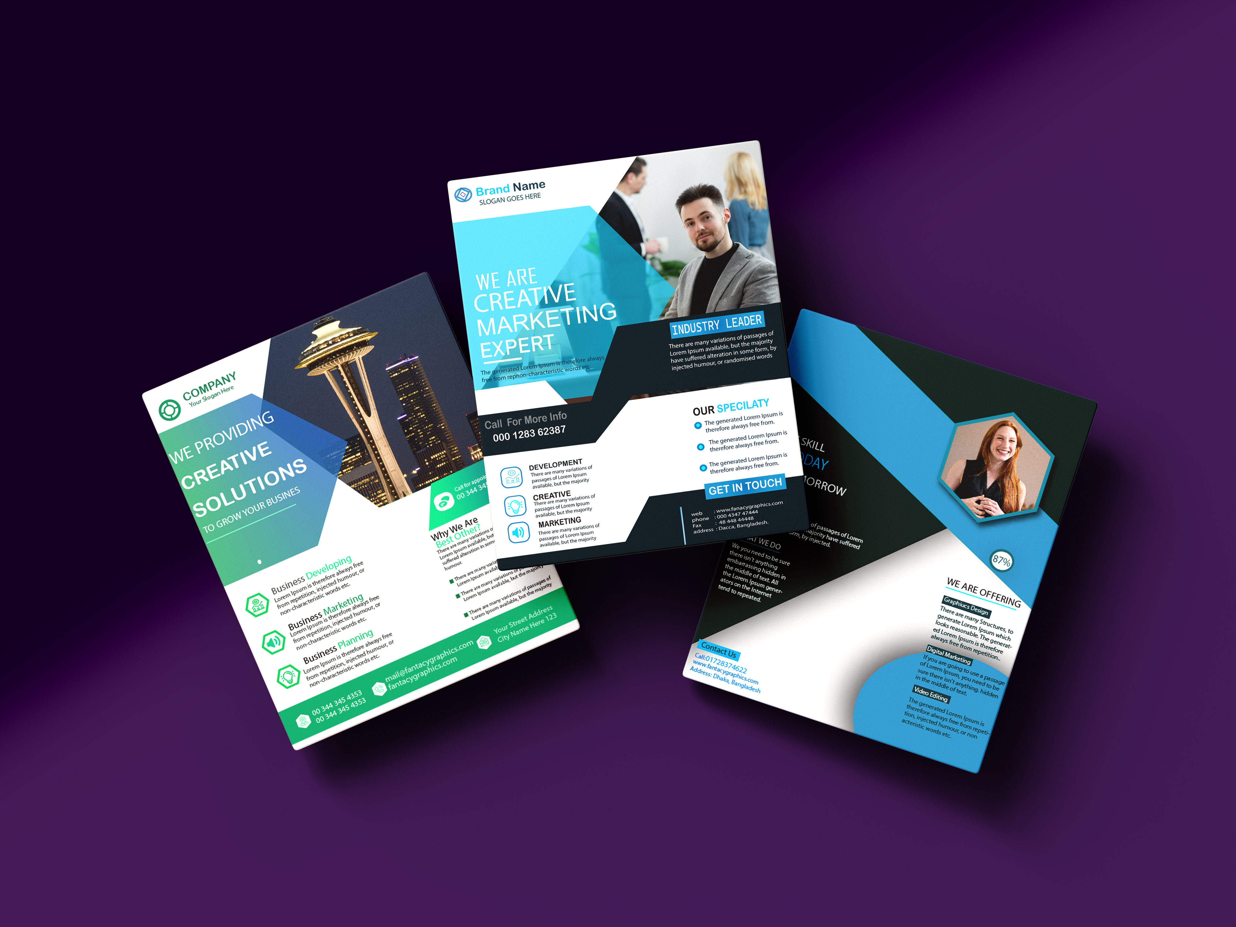 I will do beautiful flyers for you