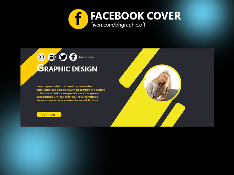 I will create a professional facebook cover banner and ad