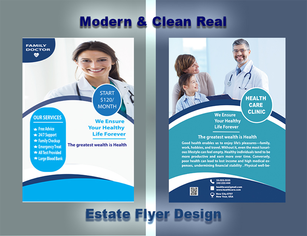I will design real estate creative flyer, brochures and to attract customer for your business