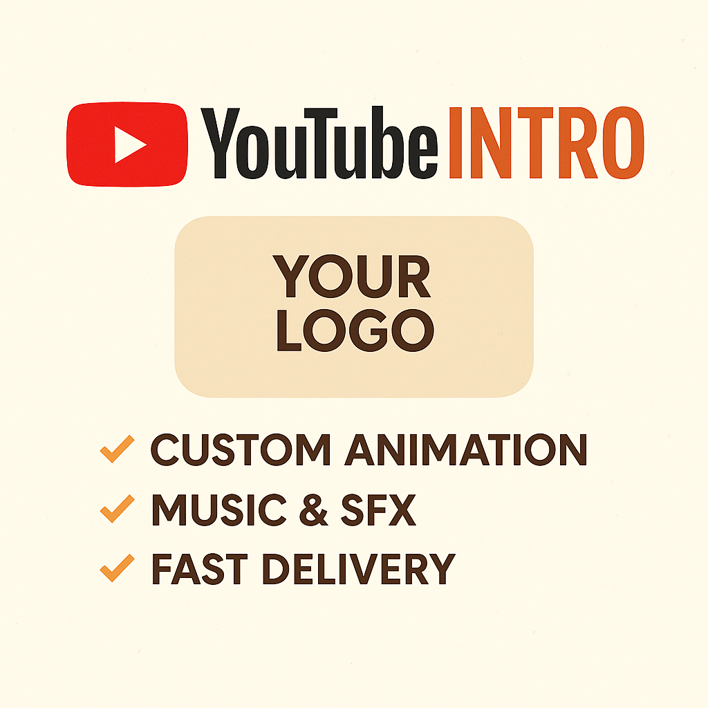 I will create a custom animated intro and outro that instantly grabs attention