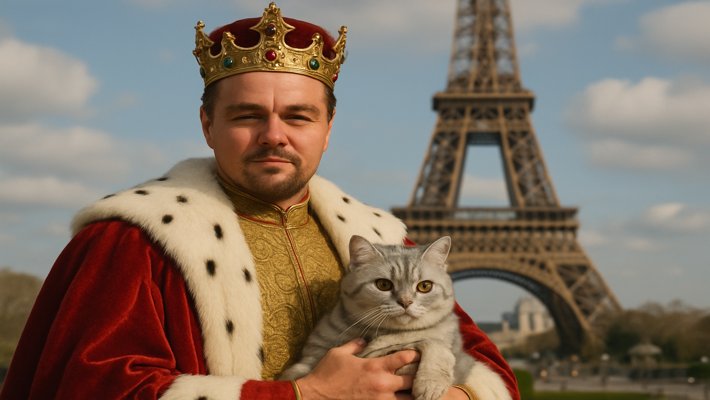 Custom Portrait of You and Your Pet &ndash; Unique Background & Outfit Design