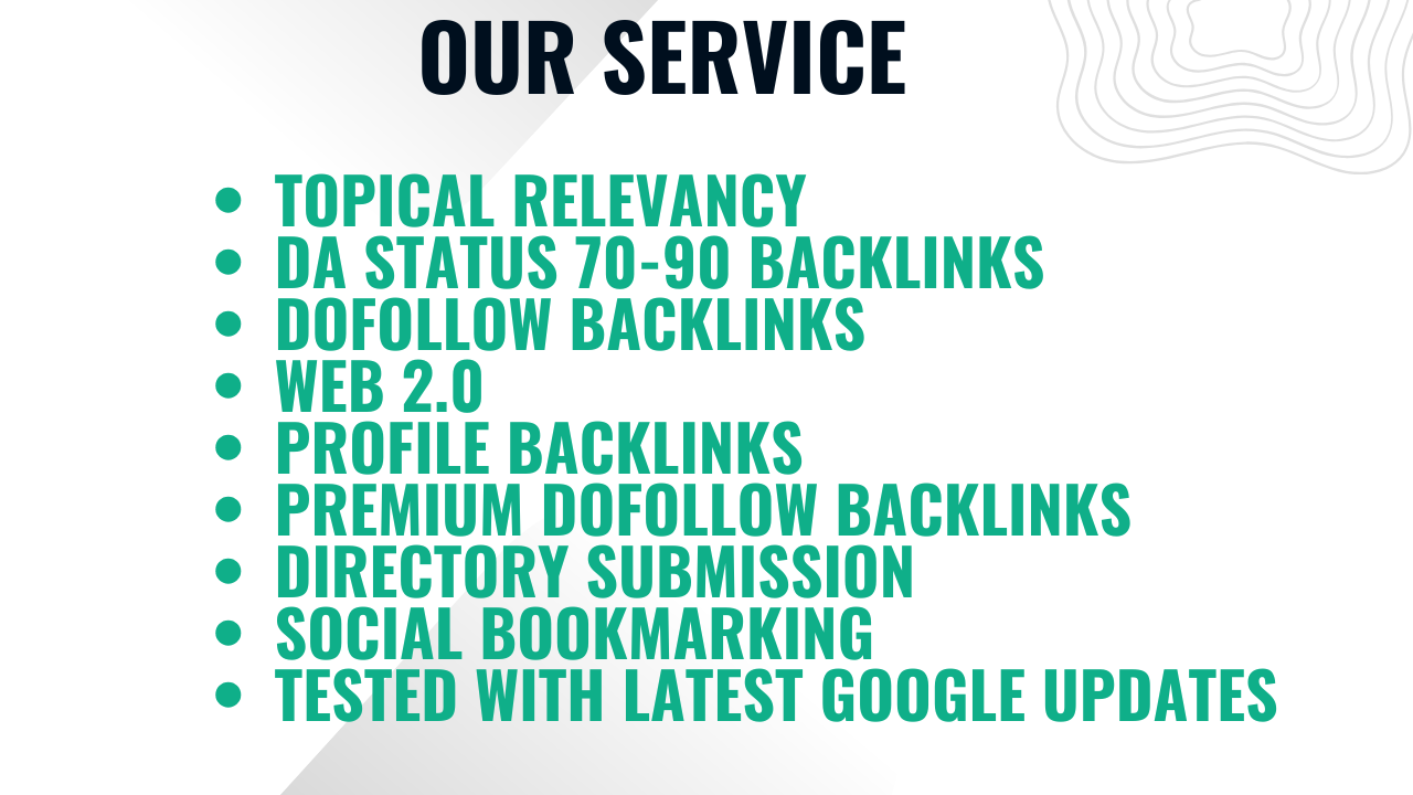 I will do 200 high quality dofollow link building off page SEO backlinks for google top