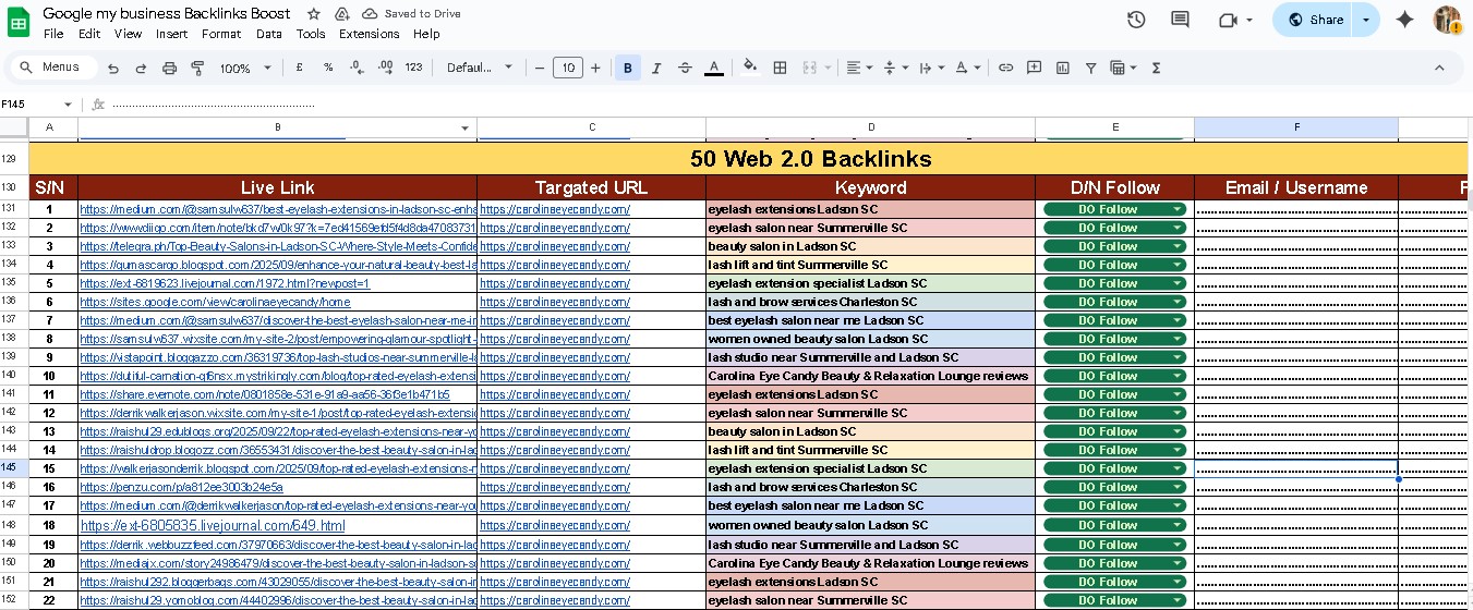 Manually Build 50 HQ Link Building Service for Google Ranking
