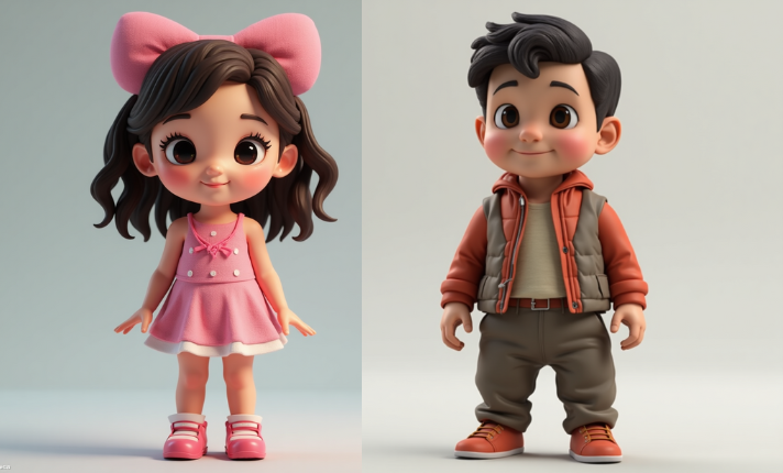 Design custom 3d toy, action figure for 3d printing