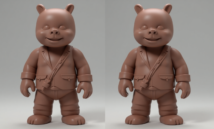 Design custom 3d toy, action figure for 3d printing