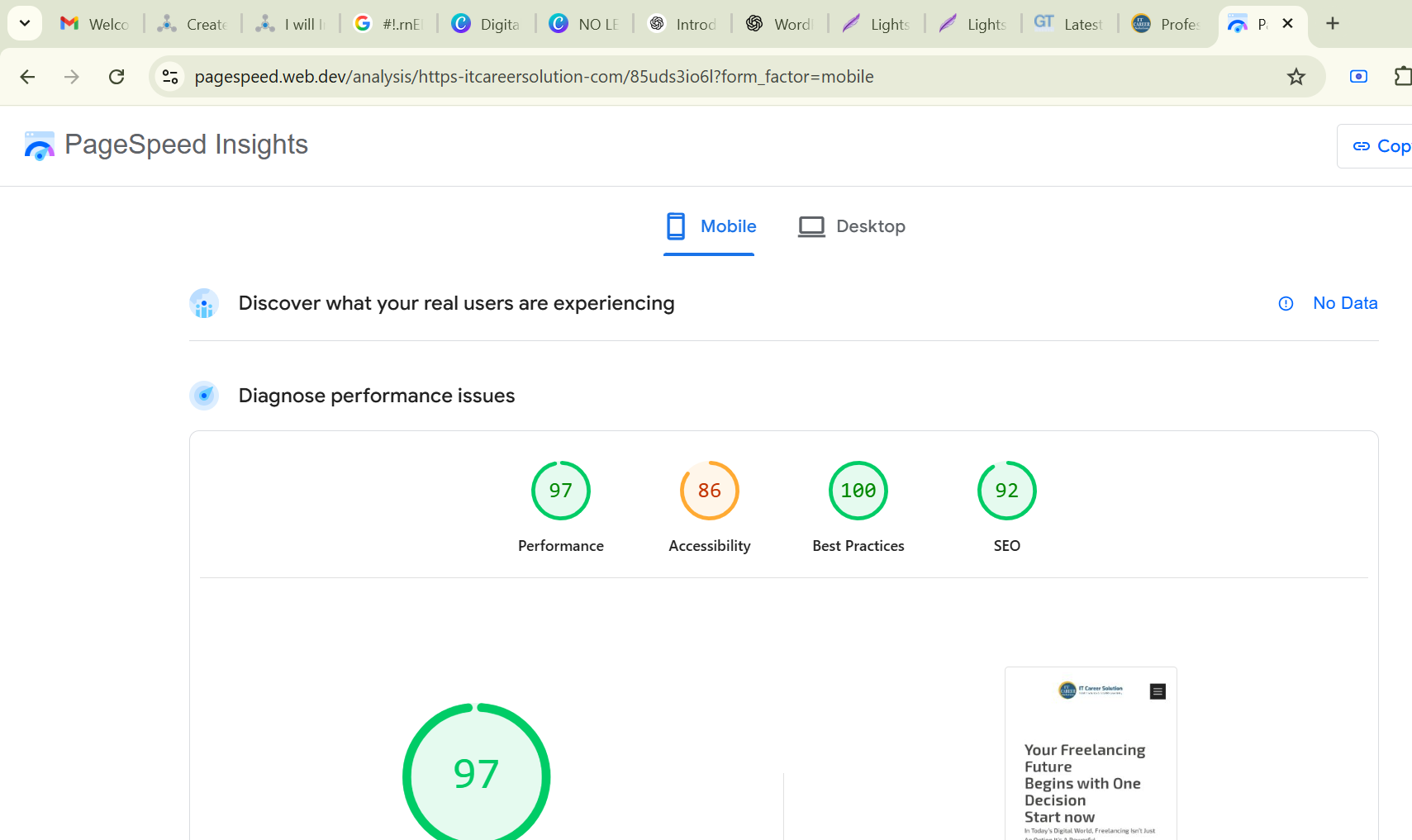 WordPress Speed Optimization &ndash; 90+ Google PageSpeed Score | Fast Loading Website SEO Boost