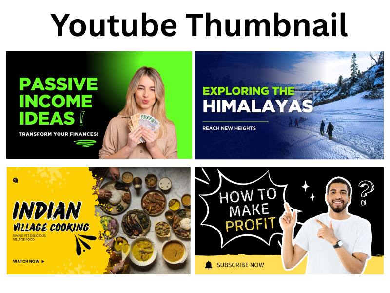 I will Do YT Thumbnail Design & Growth Your Brand