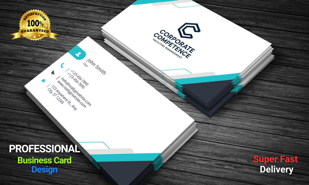 I will design a clean, creative, and professional business card