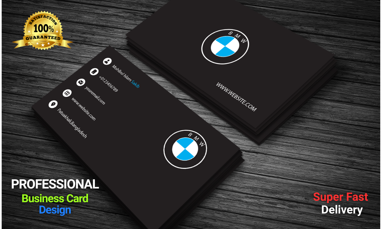 I will design a clean, creative, and professional business card