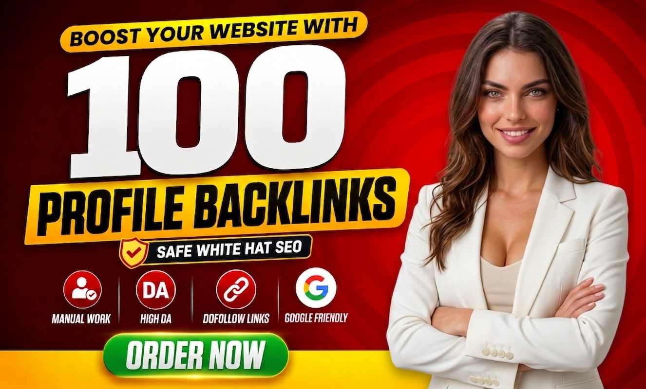 I will Give 100 Dofollow Profile Backlinks With High DA