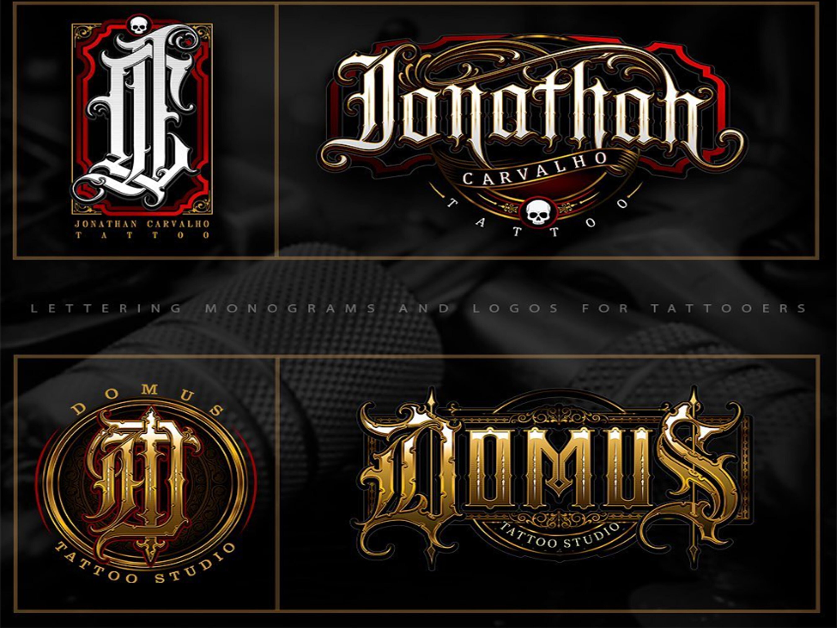 Custom Blackletter Gothic Logo Design | Tattoo, Streetwear, Brand Style