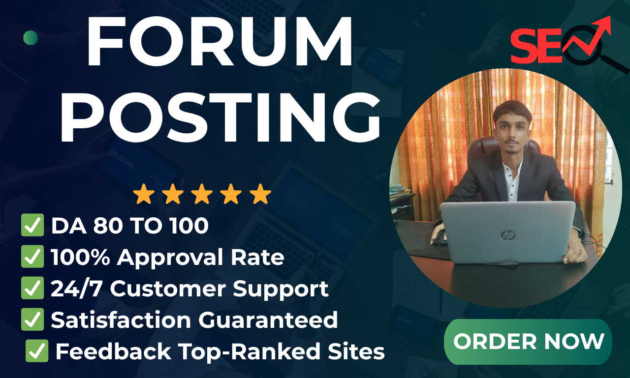 Manually Do-Follow 50+ Forum Postings for Ranking website