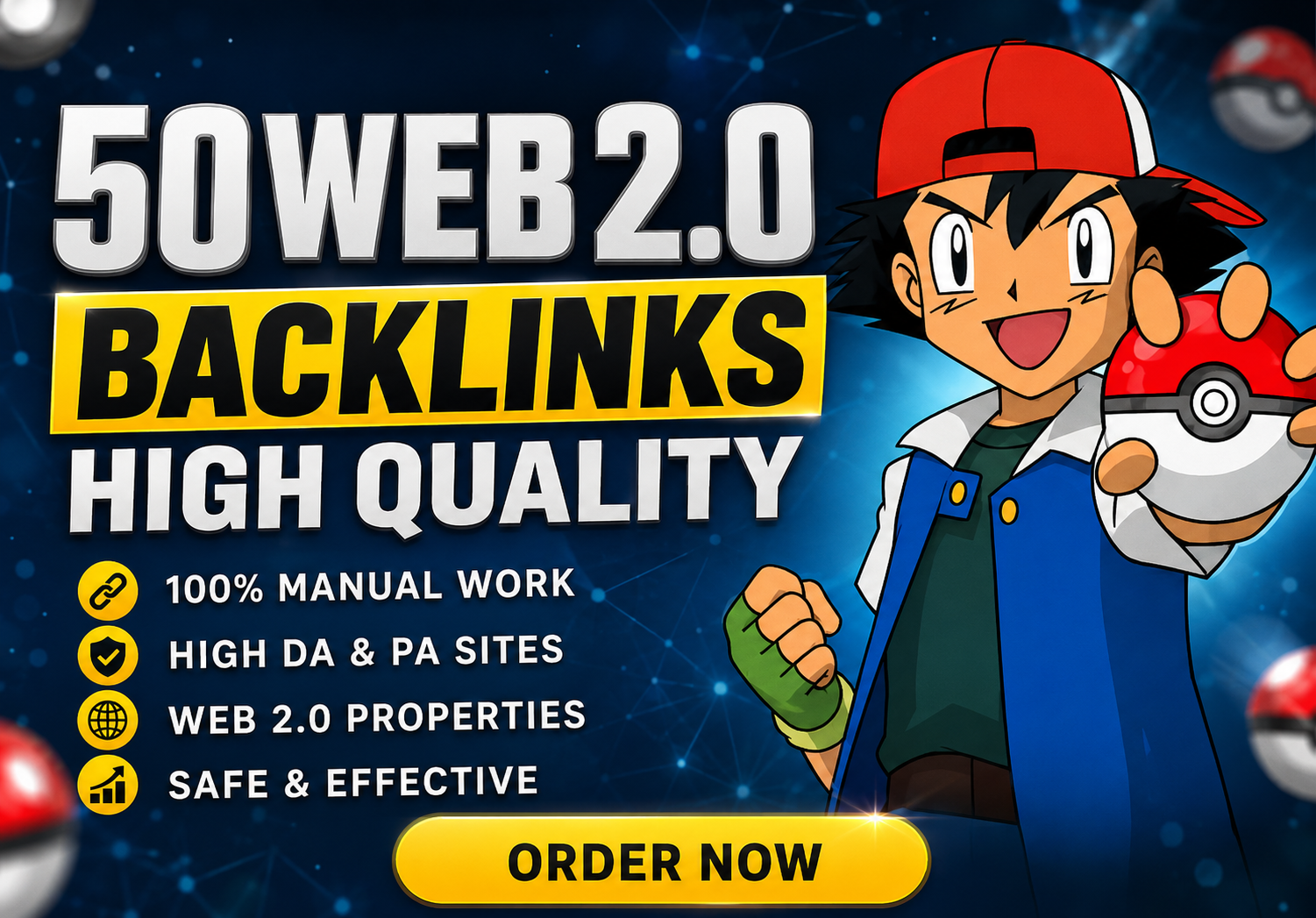 I will provide quality Web 2.0 backlinks to increase&nbsp;traffic