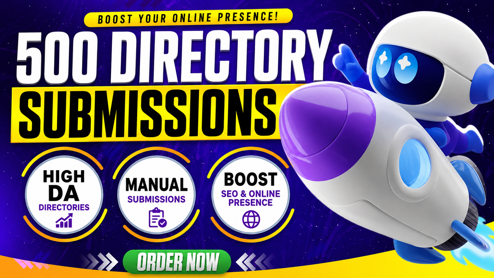 I Will Build 500 Manual Directory Backlinks for Your Website