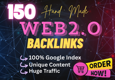 I will make 150 manual web 2.0 do-follow backlinks to...