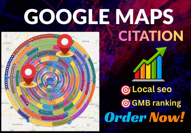  I will create your GMB rankings by utilizing 3000 Google Map citations