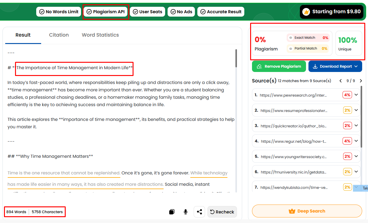 I will provide 1000 words Original and Authentic Content