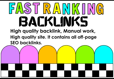 I will efficiently create 150 Off-page seo backlinks on effective sites
