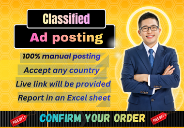 I Will Do 100+ High DA Classified Ad Posting to Boost Traffic & SEO