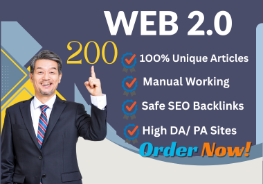 200+ High-Quality Web 2.0 Backlinks for SEO Ranking &...