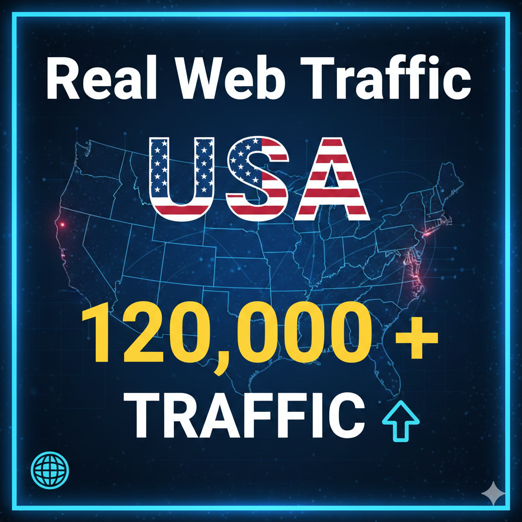 120,000+ REAL USA Traffic to visit your Website or bl...