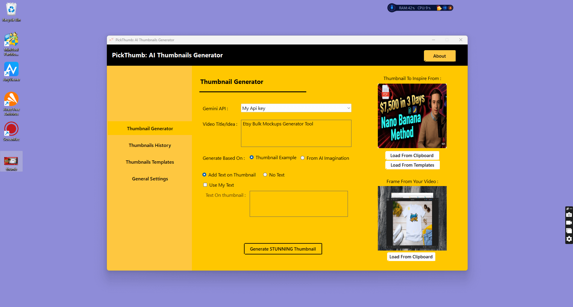 PickThumb : AI Thumbnails Generator