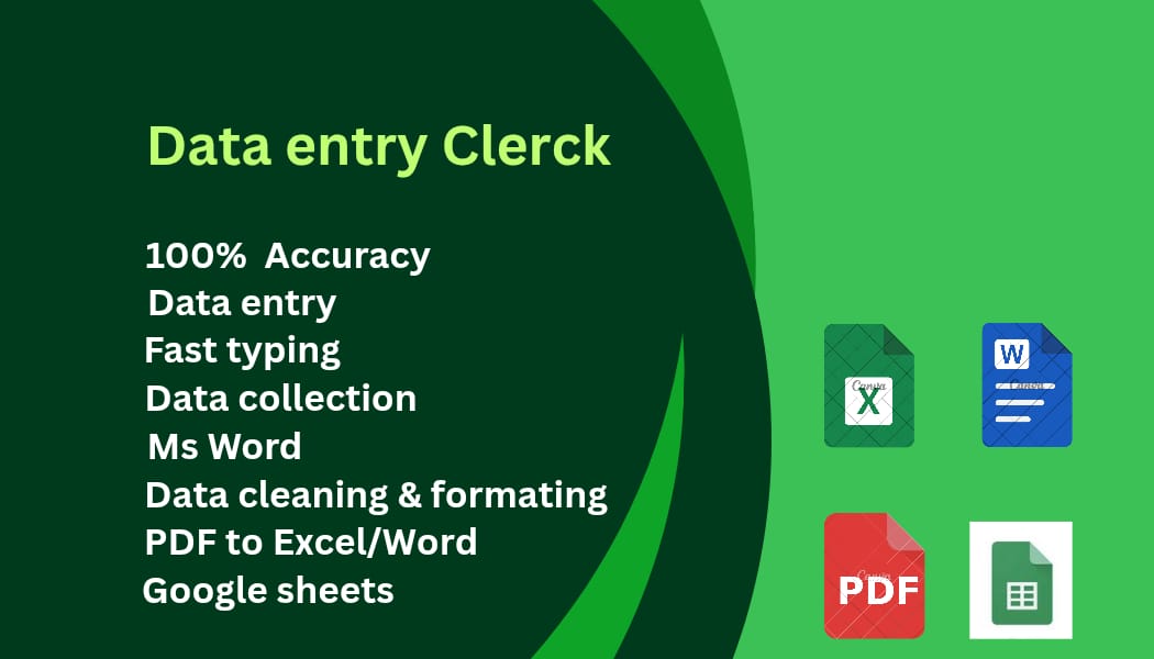 Fast Data Entry Operator | Data entry clerk | SEO WordPress 