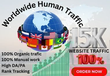 Worldwide Website Traffic Organic Human Visitors for ...