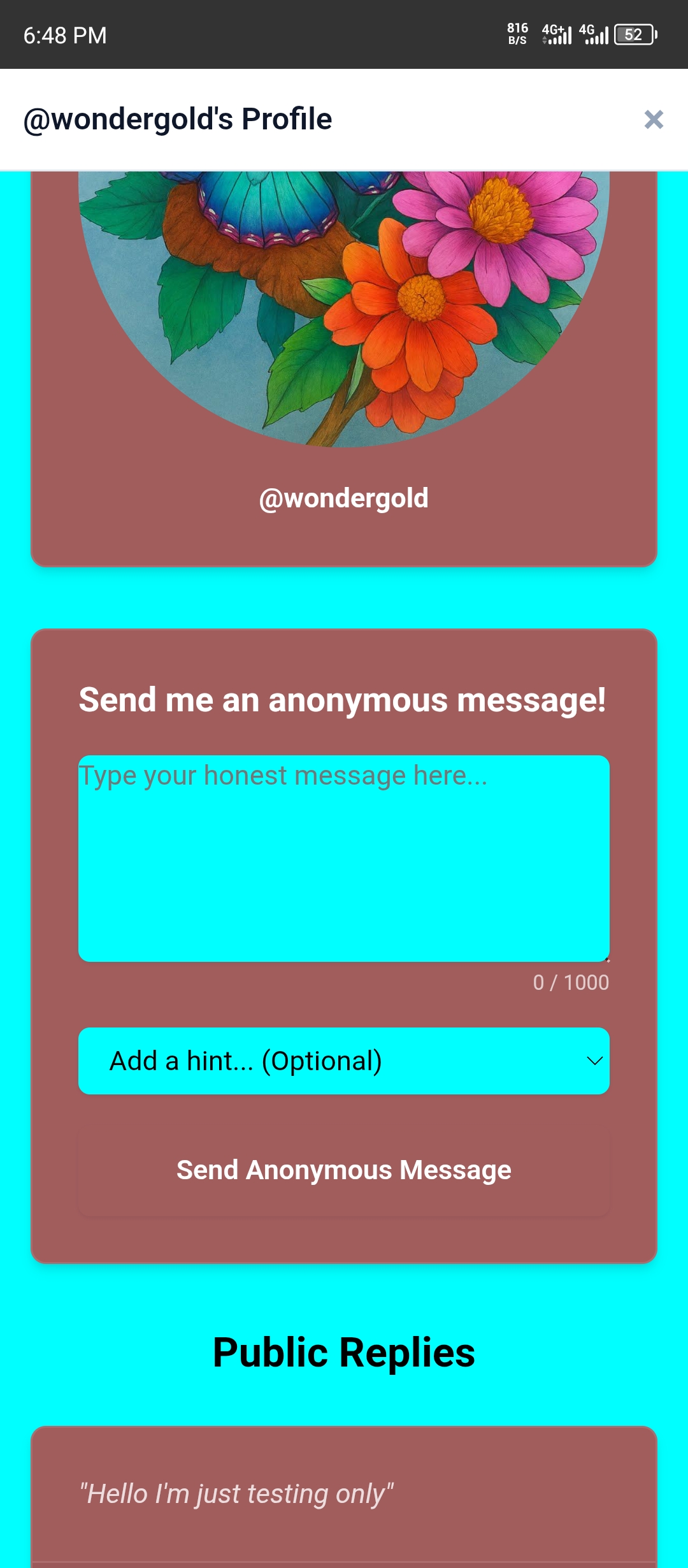 Whisperly, Anonymous Message PHP Script
