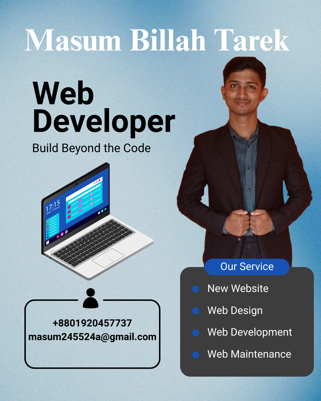 I will design and develop a professional website for your business