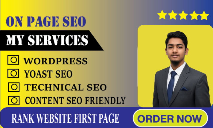 I will do on page seo and technical seo for your webs...