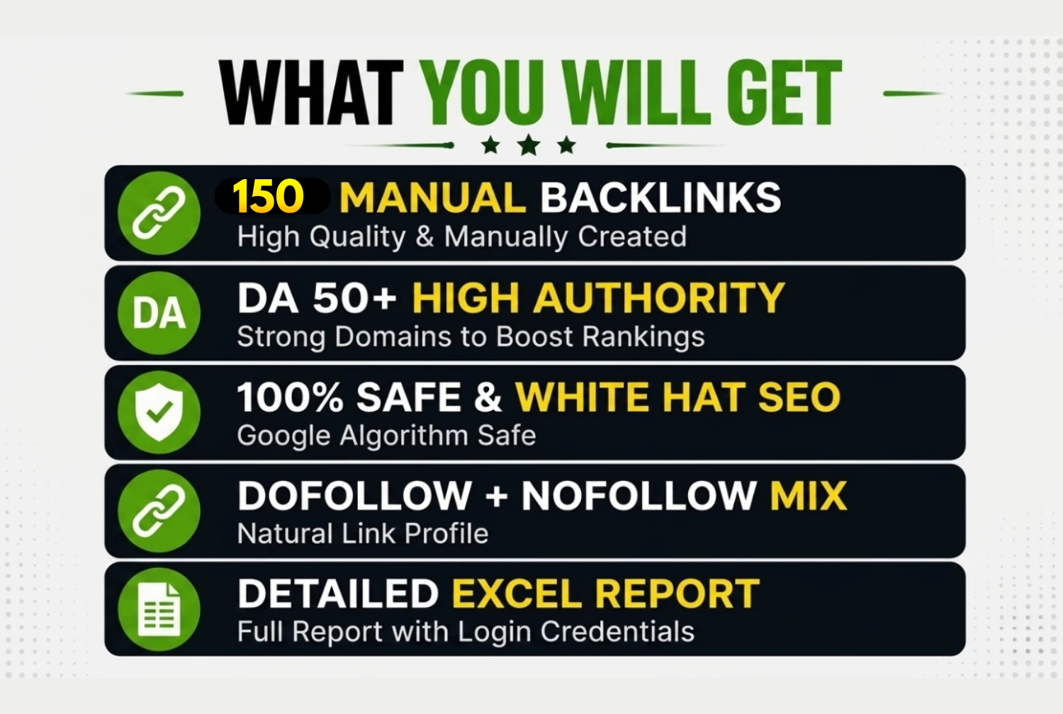 150 Profile Backlinks White Hat Link Building High Authority Sites to Increase Ranking
