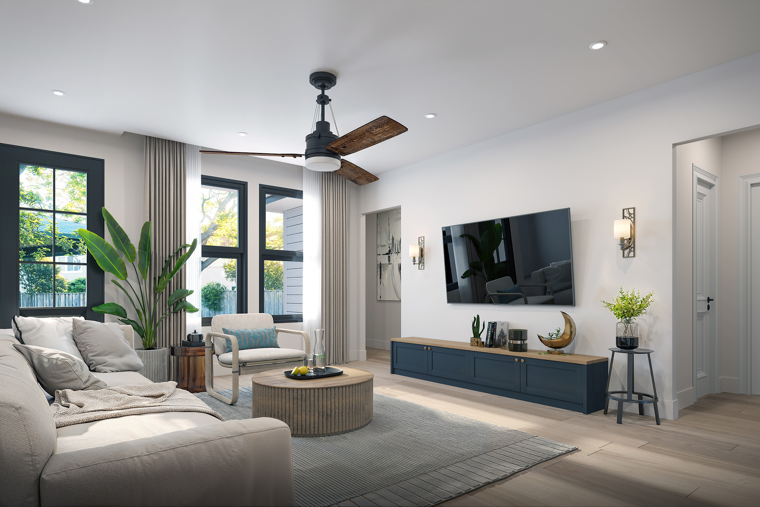 I will create high-quality 3D interior design and realistic rendering for your home or office