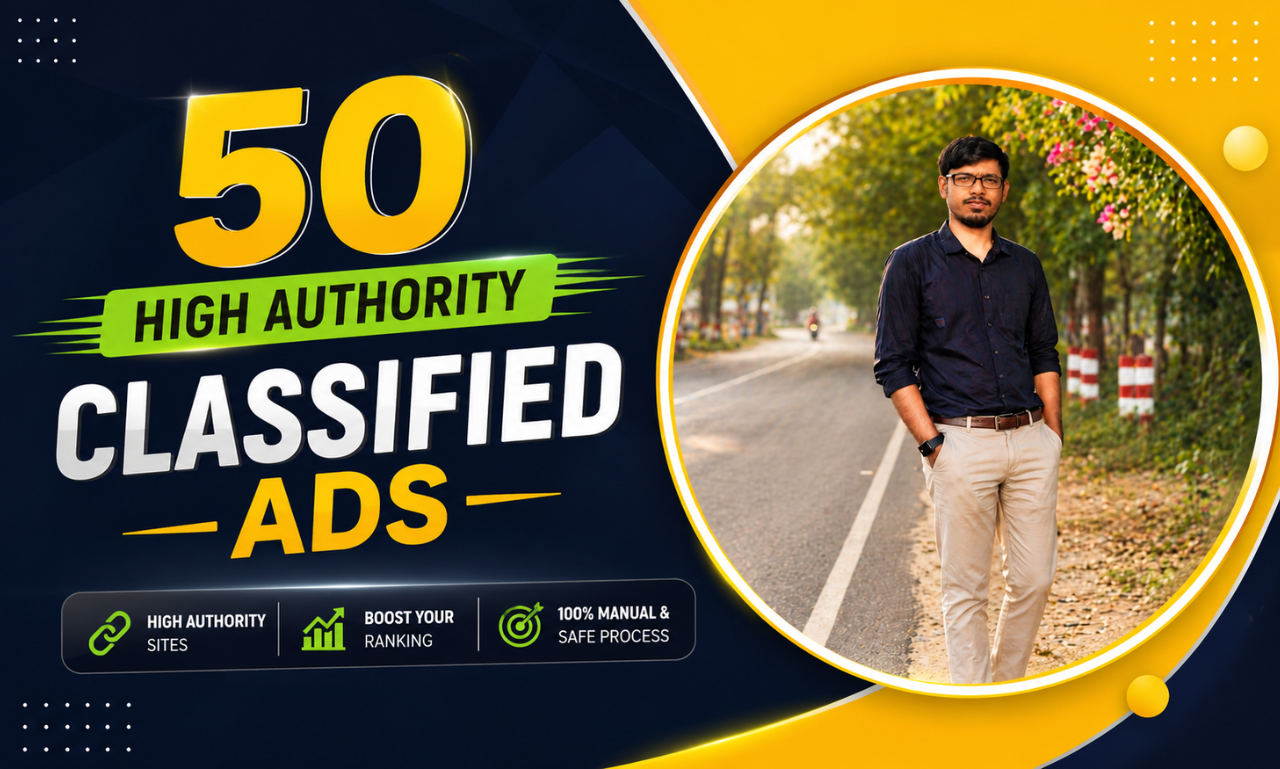 50 High Authority Classified Posting Service for SEO,...