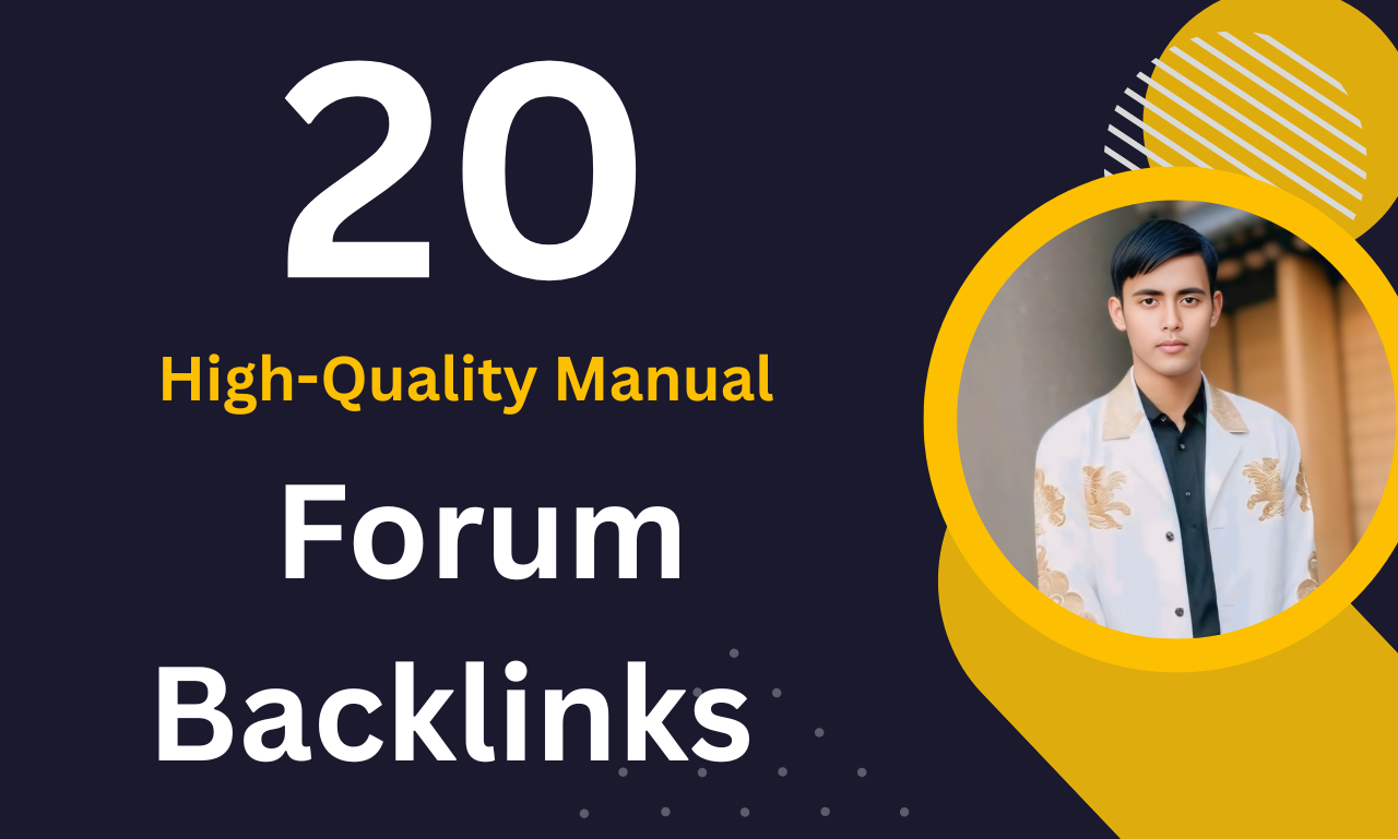20 High-Quality Manual Forum Backlinks for Safe White Hat Off-Page SEO