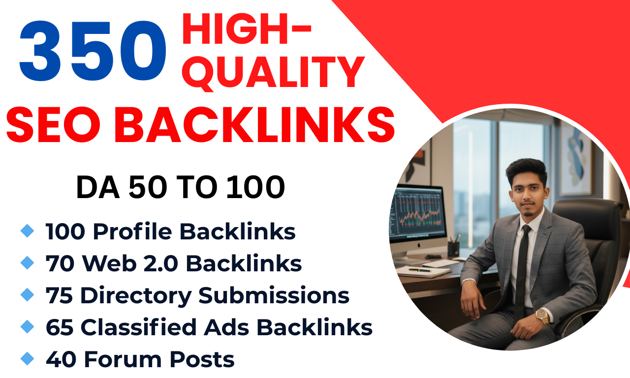 350 High-Quality SEO Backlinks to Boost Rankings &amp...