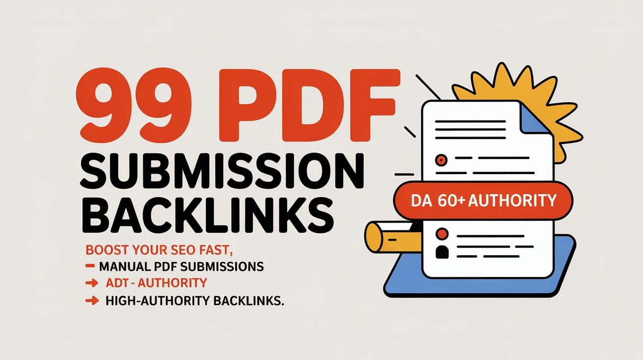 Boost Your SEO with 99 High-DA PDF Submission Backlinks (60+ Authority)
