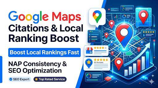 20, 000+ Google Map citations for local SEO and ranking boost