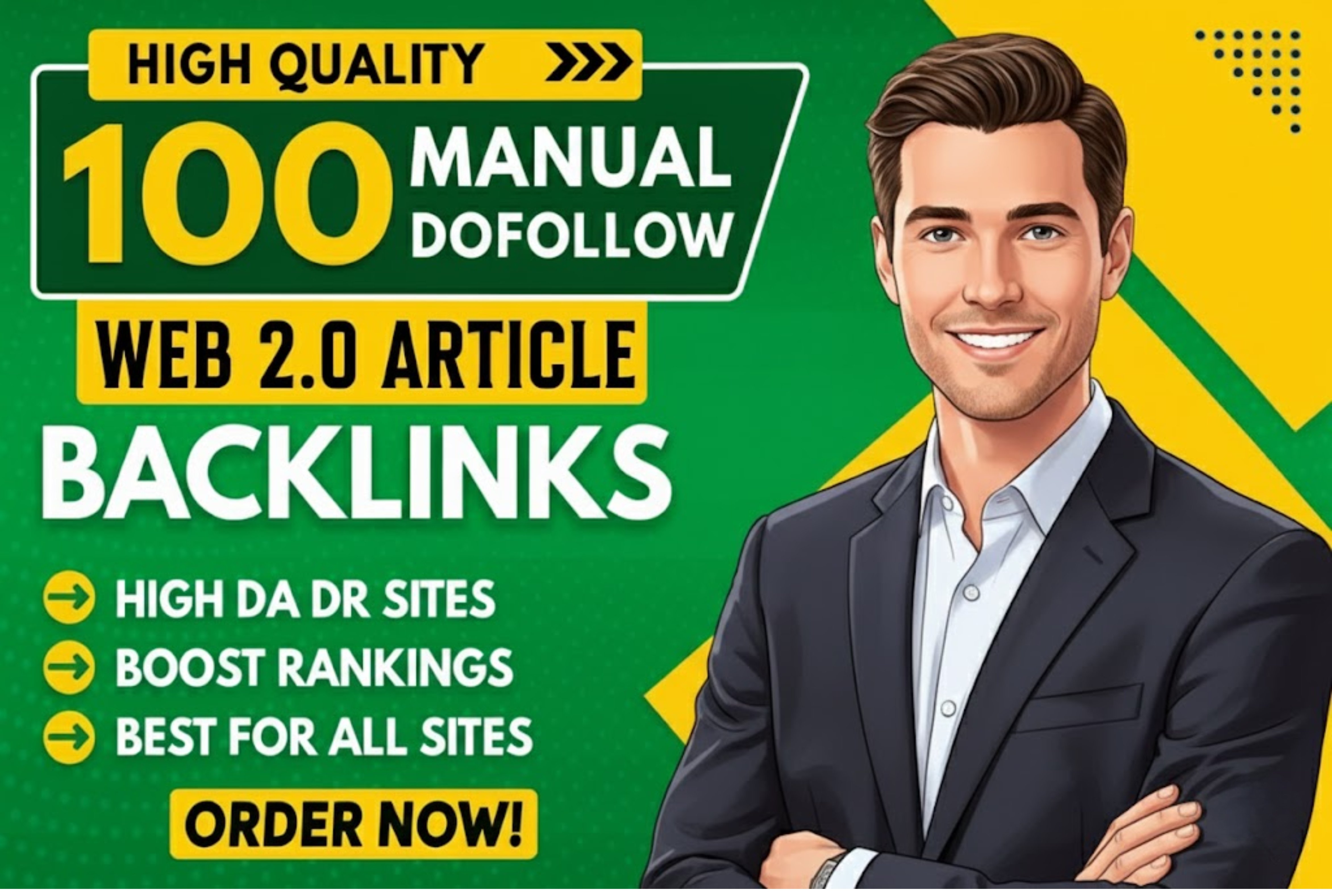 Get High DA 100 Web 2.0 backlinks for SEO Rankings