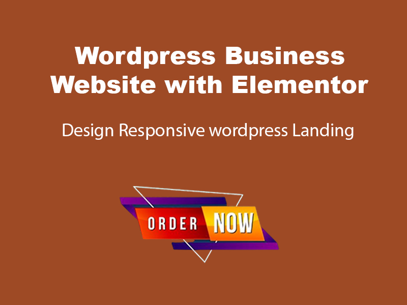 I will create your WordPress business website and design responsive website landing page
