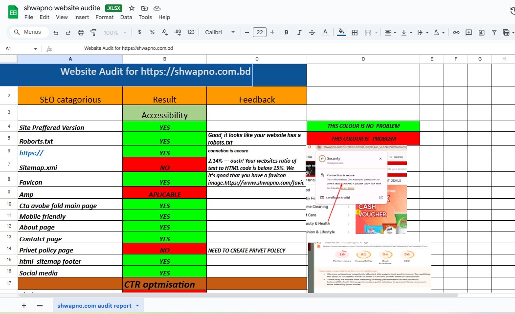  I will do a technical deep SEO website audit review, fix errors, and rank on Google