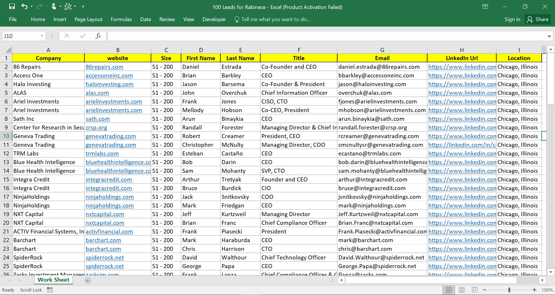 I Will Do Email, Linkedin & B2B Lead Generation Within 24 Hours