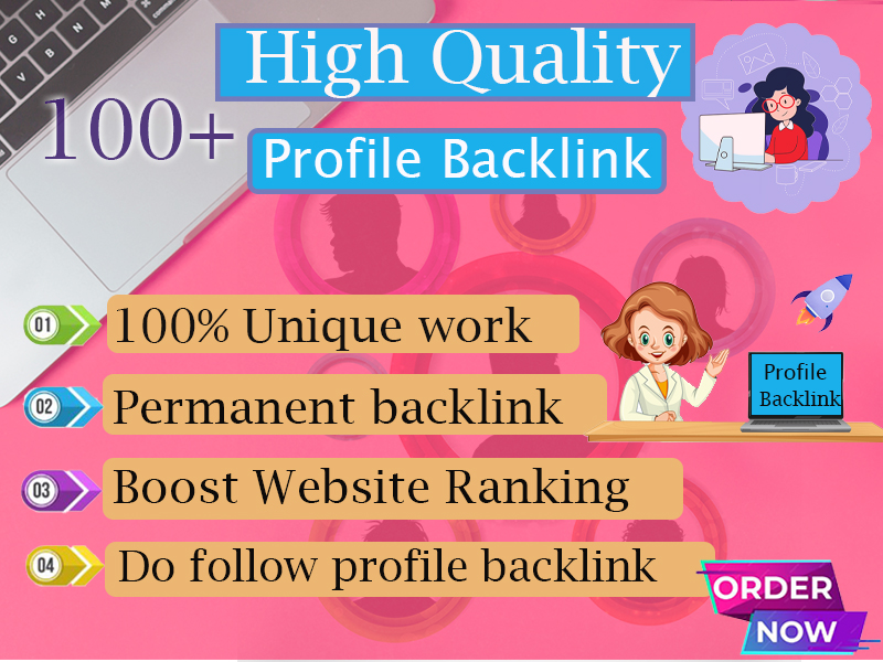 Create 100+ High-Quality Profile Backlinks for Powerf...