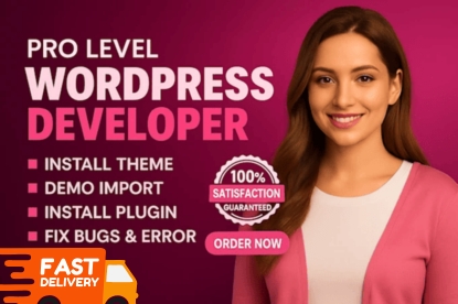 I will install wordpress, import demo, and customize your theme expert setup