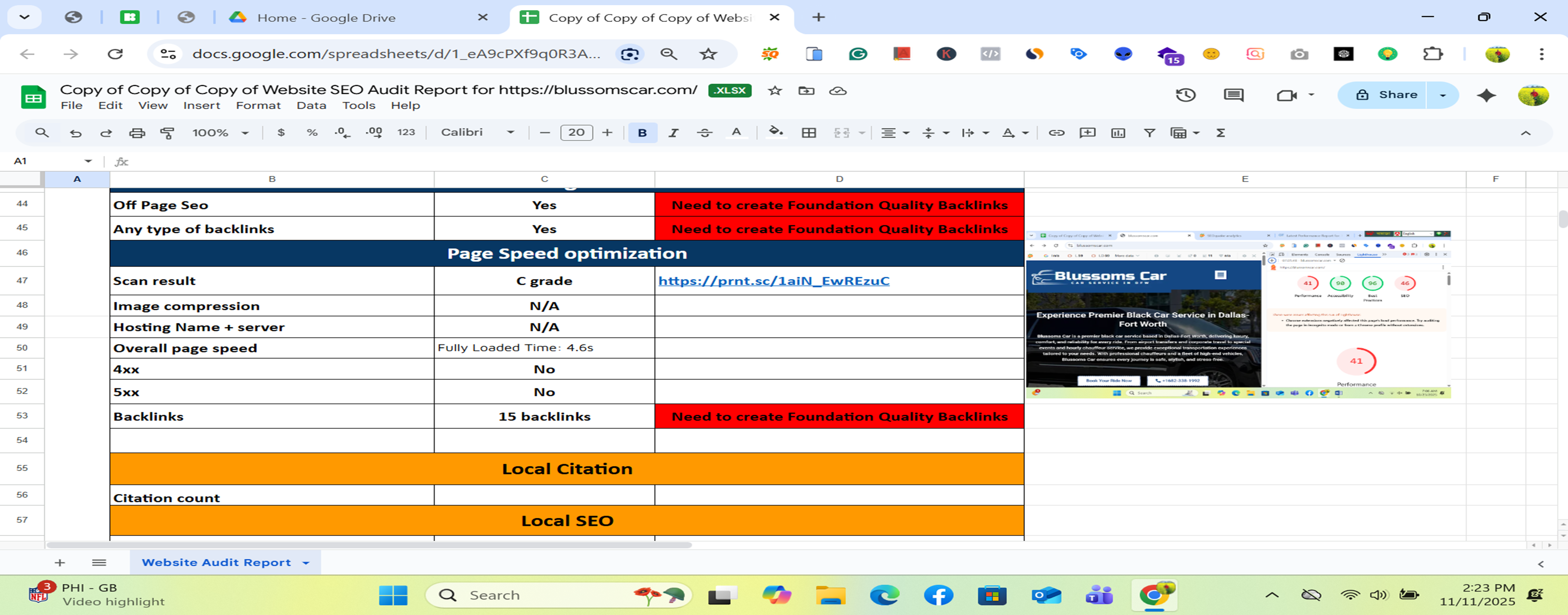 i will provide technical audit, website review, yoast seo website audit report and google index