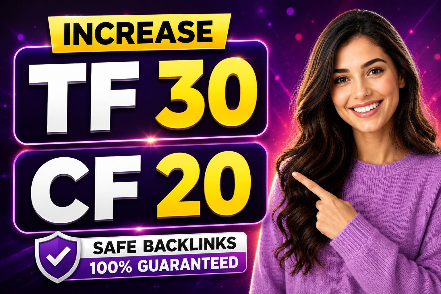 Increase Website Trust Flow TF 30+ and Citation Flow CF 20+ with Safe Backlinks